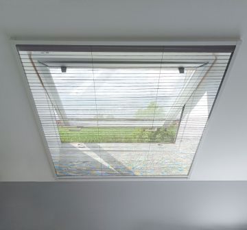 Insektenschutzrollo Plissee für Dachfenster L140 x H170 cm