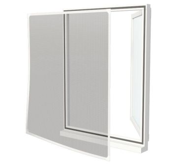 Fliegengitter Magnetrahmen zum Kleben 1300 mm x 1600 mm - PVC - Weiß