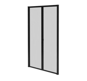 Moustiquaire sur mesure double porte ALU Noir