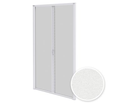 Persiana mosquitera enrrollable doble puerta blanco