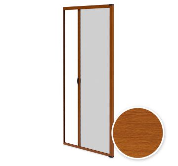 Zanzariera Porta Tagliabile quercia dorata