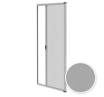 Persiana mosquitera enrrollable puerta gris