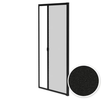 Insektenschutzrollo Tür Schwarz