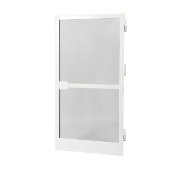 Insektenschutztür H 2150 mm x B 1000 mm - Aluminium - Weiß