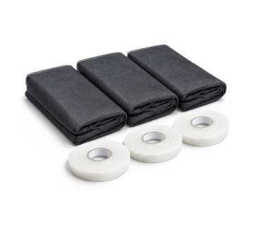 3er-Set Fliegennetz mit Klettband B 1500 mm x H 1800 mm