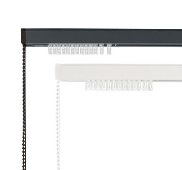Rail sur mesure pour store californien