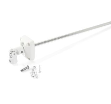 Sortie de caisson 45° et sous coffre pour manivelle Ø 12mm Tige hexa 7mm