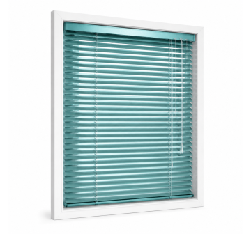 Venetiaanse aluminium jaloezie op maat in blauw