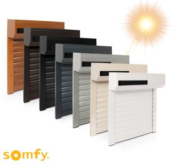 Volet roulant Somfy solaire sur mesure