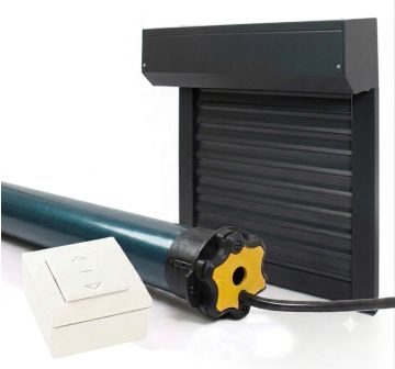 Persiana enrollable recortable ALU Somfy con cable 180x215 Gris antracita 7016