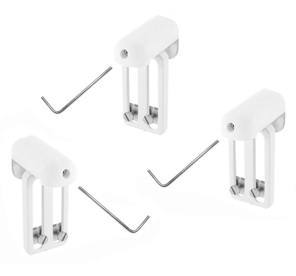 Lote de 3 soportes sin taladrar con junta de estanqueidad - todo tipo de persiana