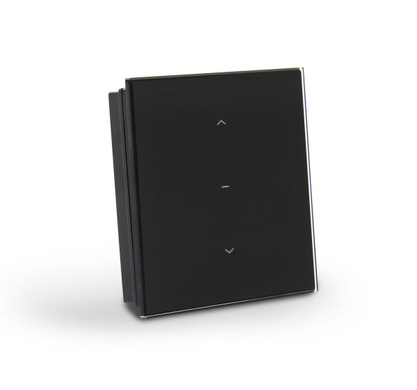 Telecomando touch screen a parete nero 1 canale radio AVOSDIM