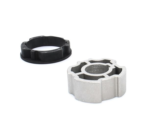 Anpassungen der Achse ZF ø80mm für AVOSDIM Motoren ø55mm.