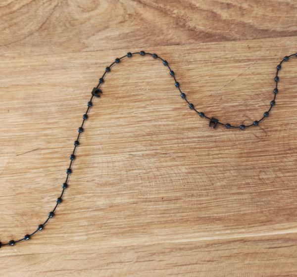 Chainette de liaison store 89mm noire pour store californien