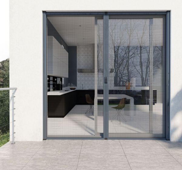 Zanzariera per Porta Vetrata grigio