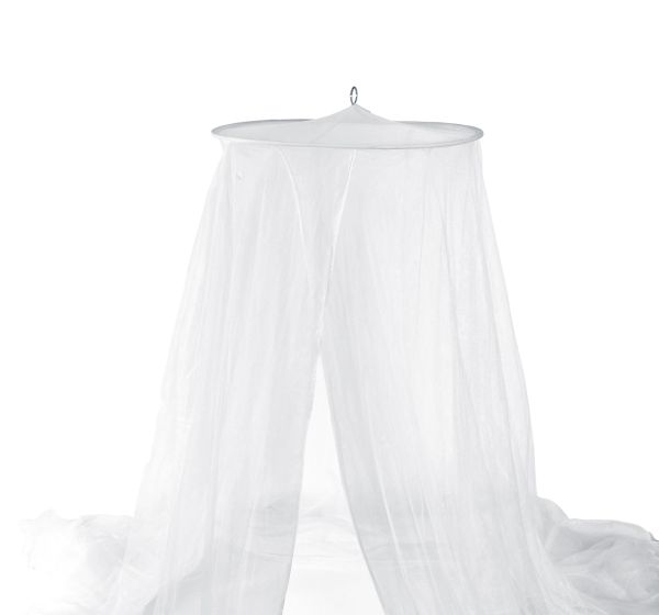 Mosquitera de dosel de tul blanco