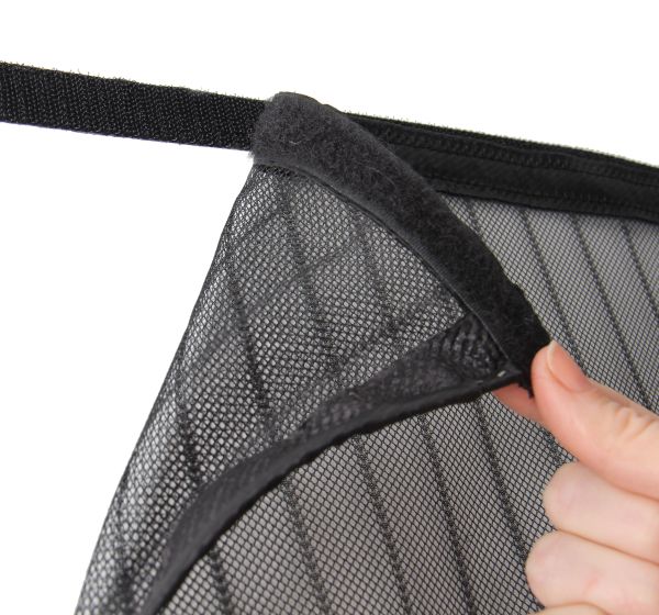 Cortina magnética para puerta con mosquitera