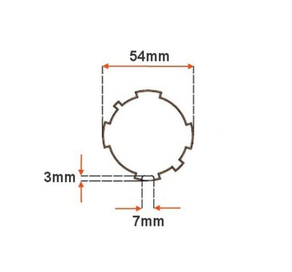 Motorisierte AvosDim-Vorhangaufzugs mit Befestigungszubehör