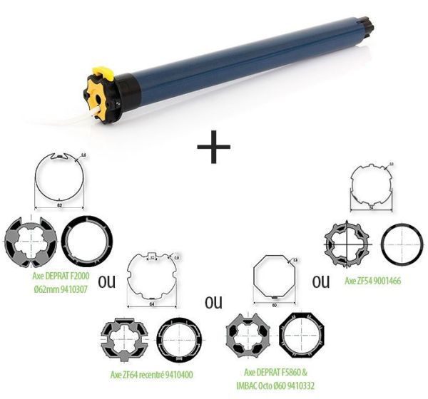 Moteur volet LT50 Somfy