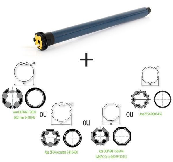 Moteur Volet Oximo IO Somfy