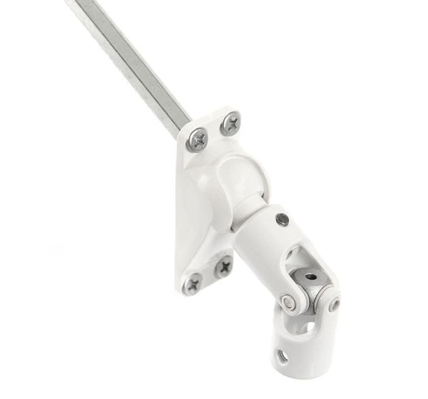 Sortie caisson 90° de Volet roulant pour manivelle Ø 12mm