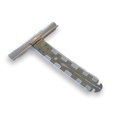 Attache tablier avec gaine PVC pour volet roulant