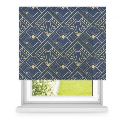 Estilo de tienda Art Déco Azul M0387