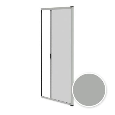 Moustiquaire porte coulissante gris