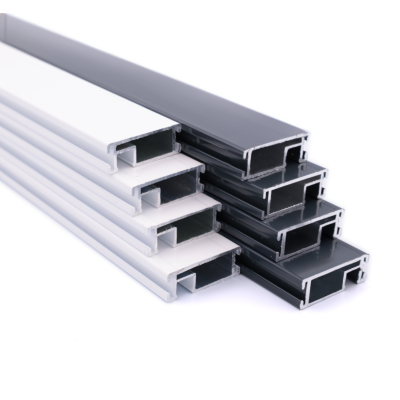Lot de 4 profils alu recoupables pour moustiquaire cadre fixe